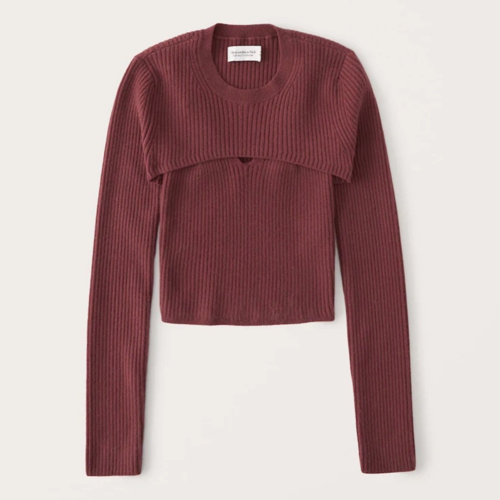 Abercrombie Sweater Tank And Shrug Set
